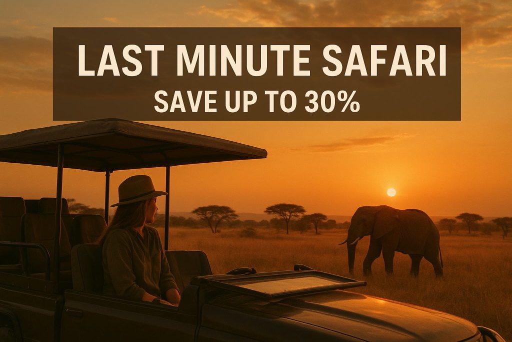 LAST-MINUTE SAFARI ADVENTURE